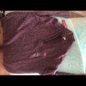 Merona burgundy wool fleece